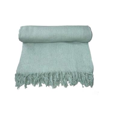 Imagem de Manta para Sofá e Cama Decorativa 2,20 X 1,50(VERDE BEBÊ)