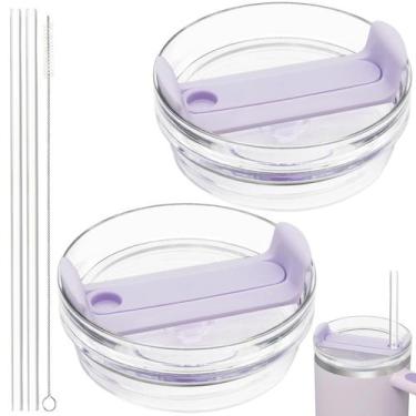 Imagem de Tampa de copo de 40 onças compatível com Stanley Quencher 2.0, pacote 