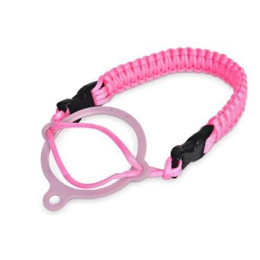 Imagem de Alça para Garrafa Térmica GT Goldentec Poliéster Rosa Claro