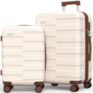 Imagem de Conjunto de bagagem Vipbox, 2 peças, 50/60 cm, policarbonato rígido, b