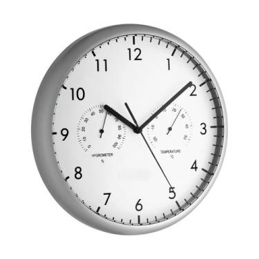 Imagem de Relogio com termo-higrometro incoterm.