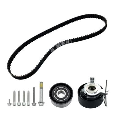Imagem de Kit de correia dentada do motor 32213096 com parafusos compatíveis com Volvo S60 S80 S90 V60 V70 V90 Cross Country XC40 XC60 XC70 XC90 2015-2023 2.0L Conjunto de tensor de distribuição de substituição
