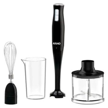 Imagem de Mixer Portátil 3 em 1 Arno Turbo Mix Pro 400W MX31, Preto, 220V