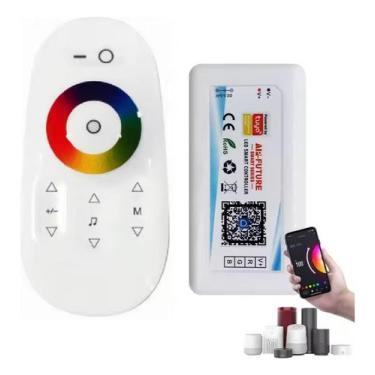 Imagem de Controlador Fita Led Wifi +rf Com Controle Alexa Google Home - Vital, 