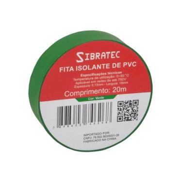 Imagem de Fita Isolante 19mm X 20m Verde Cca