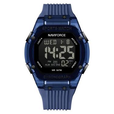 Imagem de Relógio digital esportivo luminoso pulseira de silicone  50M à prova d`água