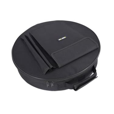 Imagem de MERIGLARE Mochila para bateria com alça de transporte, alças ajustáveis ​​Oxford, bolsa para armazenamento de baquetas, estojo de transporte para bateria de mão, 40cmx10cm