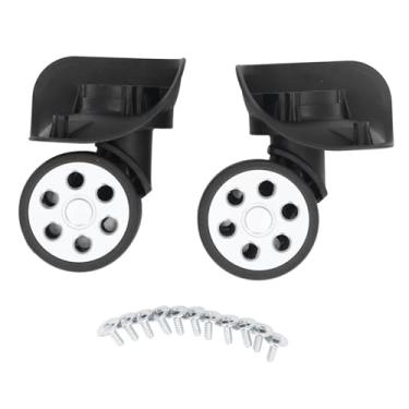 Imagem de Rodas de substituição de bagagem Universal Silent Silent Chofbing Sayputas Casters Fácil Instale peças de reposição de abdominais duráveis ​​para bagagem de viagem 2pcs 6cm