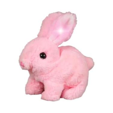 Imagem de Coelho De Pelúcia Elétrico Interativo, Brinquedo De Pelúcia Com Cenour