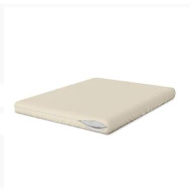 Imagem de Colchão Futon Dobrável de Algodão, 10 cm de Espessura, Bege