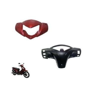 Imagem de Carenagem Farol Moldura Painel Shineray Jet 50/125 Vermelha - Smart