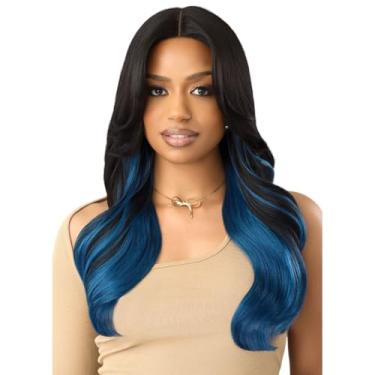 Imagem de Outre Lace Front Wig - Avondale (1B/UL JADE BLUE)