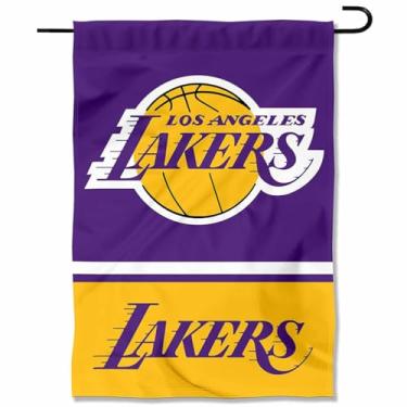 Imagem de WinCraft LA Lakers Bandeira de jardim dupla face
