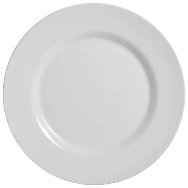 Imagem de Conjunto com 6 Pratos Raso Branco Liso Ø29cm - Alleanza Cerâmica