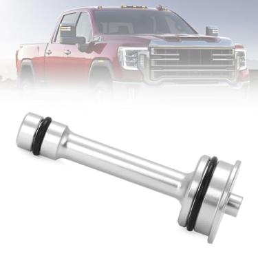 Imagem de BARTOO Termostato de barra de plugue bypass do refrigerador de transmissão para GMC Sierra Chevrolet Silverado 6L80 6L90 8L90 alumínio com anéis de vedação Buna