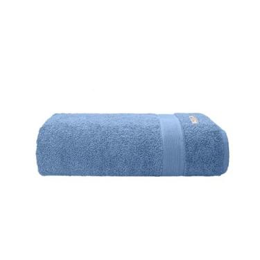 Imagem de Toalha De Rosto Camesa Icone 100% Algodão 500g/m² Nanosoft, Azul