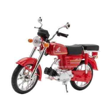 Imagem de HONDA JH-70 Mini Moto Brinquedo Em Escala 1:12, Metal Fundido, Som, Lu