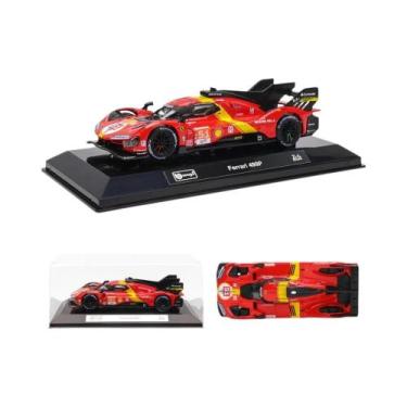 Imagem de Carro de Brinquedo Ferrari 499P Le Mans 2022 - Escala 1:43 - Bburago, 