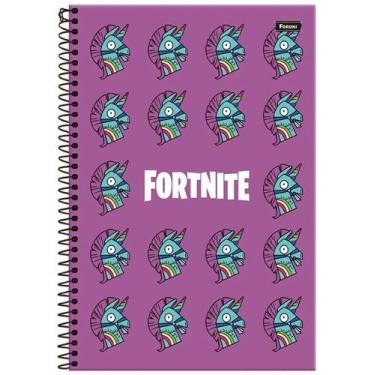 Imagem de Caderno Espiral Universitári Fortnite 96 Folhas Foroni, 3