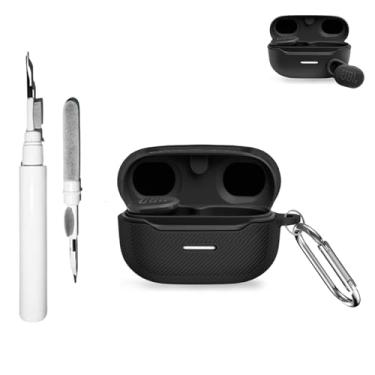 Imagem de 【2 em 1】 Capa de silicone SKPY compatível com JBL Endurance Race, capa protetora à prova de choque com ferramentas de limpeza de mosquetão, acessórios para meninos, meninas, mulheres e homens