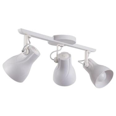 Imagem de Kit 3 Spot Sobrepor Trilho 3 lâmpadas Octa Plus Branco Bivolt Ideal pa