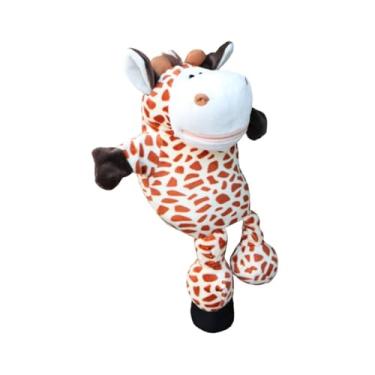 Imagem de oshhni Capa protetora para taco de golfe animal, presente para golfistas, proteção estilosa, portátil, pelúcia, capa de madeira para jogadores de golfe, Cervo Sika