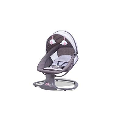 Imagem de Mastela Cadeira Infantil Techno Rosa Com Balanço Automático Timer E Música Criança - Até 18Kg