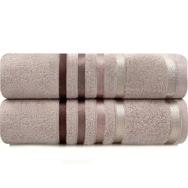 Imagem de Jogo de Toalhas Banhão Gigante 2 Peças Fios Penteados Lumina Karsten