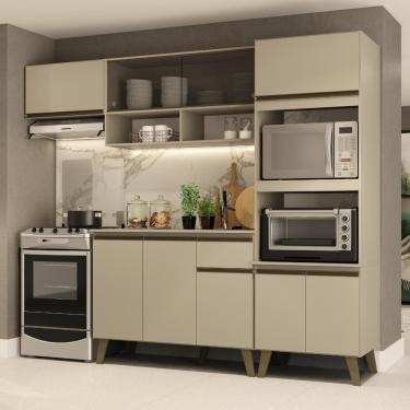 Imagem de Armário de Cozinha Completa Atlanta Home Amêndoa
