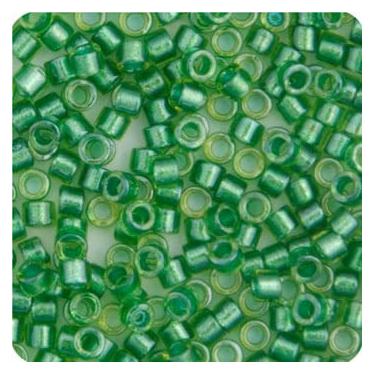 Imagem de Miyuki Delica 11/0 - Verde-claro Brilhante Verde-Chartreuse Forrado DB0916-5,2 g Frasco de Contas de Vidro Japonesas