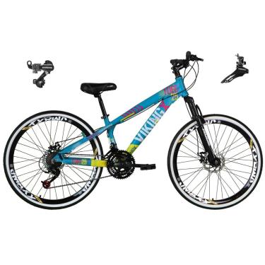 Imagem de Bicicleta Aro 26 Vikingx Tuff 21v Alumínio Câmbio Shimano Freio a Disco Aros Vmaxx MTB-Unissex