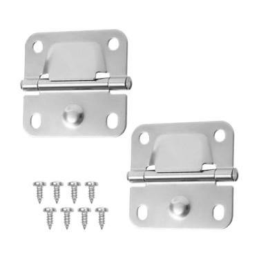 Imagem de predolo Dobradiça de substituição para refrigeradores resistente com parafusos de montagem e acessórios de aço inoxidável para 5226, 2 Partes