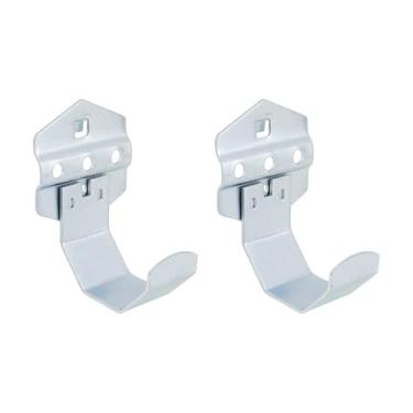 Imagem de Rannb Ganchos Pegboard de aço de metal resistente, ganchos de pino de 9,5 cm, adequado para quadros espaçados de 2,8 cm, ganchos de parede para pendurar várias ferramentas em casa ou garagem, médio