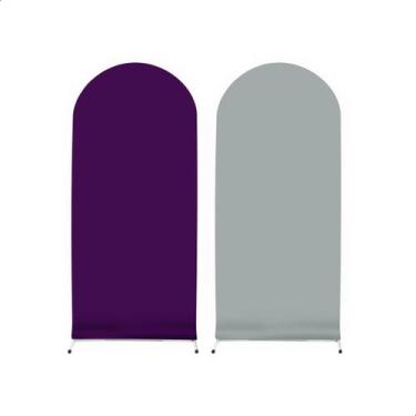 Imagem de Painel de festa decorativo romano liso dupla face 2mx1m - Davest, LARA