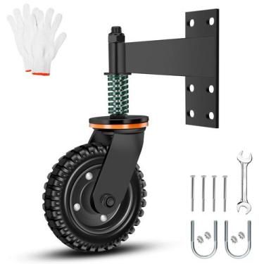 Imagem de Fence Gate Wheel WOUDY de 8 polegadas Heavy Duty, capacidade de 600 li