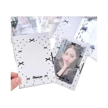 Imagem de Capas Autoadesivas Transparentes Para Photocard, Pacote Com 50 Unidade