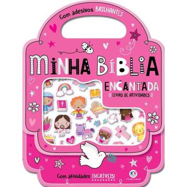 Imagem de Livro - Minha Bíblia Encantada - Com Adesivos Brilhantes e Atividades 