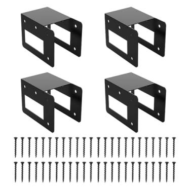 Imagem de Ioensy Kit com 4 Suportes para Armazenamento de Lenha para Lareira, para Fogueiras, Varandas E Piqueniques