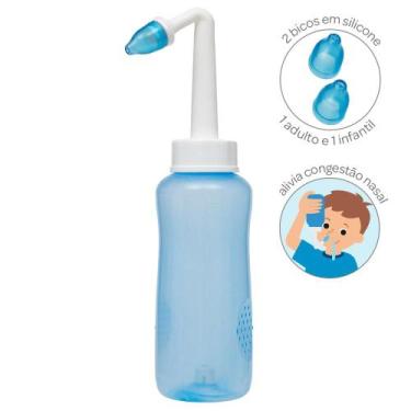 Imagem de Kit Lavador Nasal Buba com Bico em Silicone 300ml