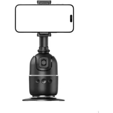 Imagem de Suporte Celular Gira 360 Reconhecimento Facial SUPORTE 360 - RASTREAMENTO FACIAL Tripé Telefone Para Câmera Inteligente Transmissão Vídeo Estabilizador Celular