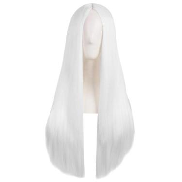 Imagem de Peruca sintética MapOfBeauty Women Special Natural Long White