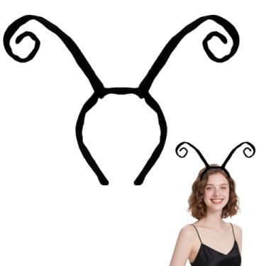 Imagem de XiuSpark Halloween Headbands Butterfly Antenna - Halloween Headbands for Women Accessories Butterfly Costume Bee Lady Bug Headband