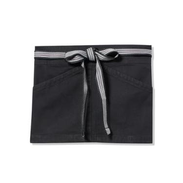 Imagem de Chef Works Avental unissex Berkeley Snap na cintura, sem alças, preto, tamanho único, Preto Jet, Tamanho Único