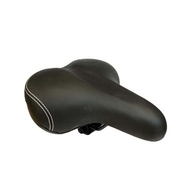 Imagem de Selim Plus Bicicleta Bike 2 Molas Conforto Preto 25 X 21 Cm