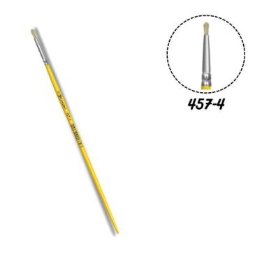 Imagem de Pincel Condor 457-04 Redondo Pelo Natural Cabo Longo