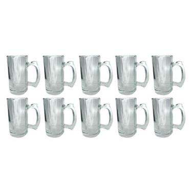 Imagem de Caneca Congelável Restaurante 380ML Cerveja e Chopp 10UN - PRATICASA, 