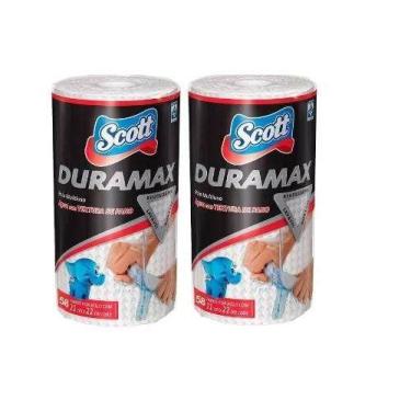 Imagem de Pano Multiuso Branco Duramax Scott Com 2x 58 = 116 Panos