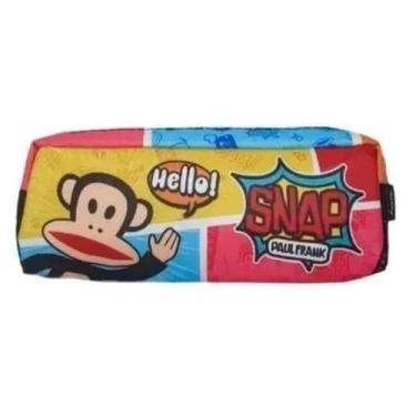 Imagem de Estojo Escolar De Lápis Necessaire Infantil Paul Frank Hello - Pacific