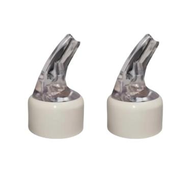 Imagem de Bico Dosador para Azeite e Vinagre, 30mm, Conjunto com 2 Unidades, Compatível com Garrafas Gargalo Estreito