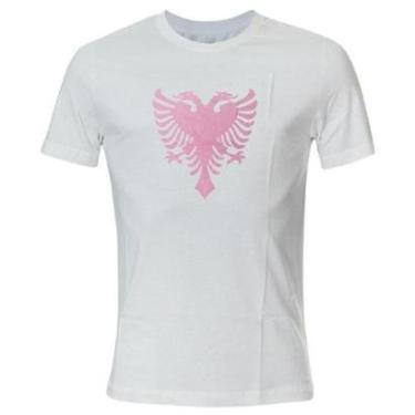 Imagem de CAMISETA CAVALERA ÁGUIA COLORS BRANCO PINK MASCULINA-Masculino